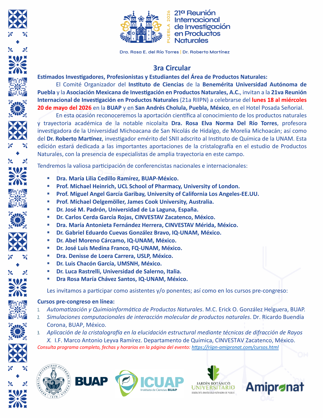 3ra Circular - P&aacute;gina 1